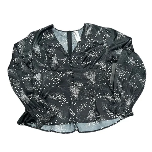 ASOS Violet Women’s Celestial Long Sleeve Going Out Top - Picture 2 of 7